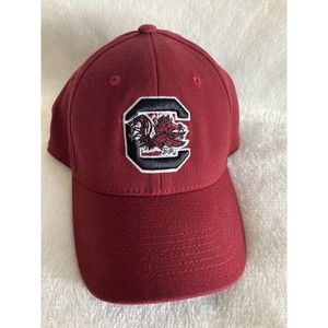 South Carolina Gamecocks Hat Cap Stretch Fit Red Large Mens Embroidered NCAA